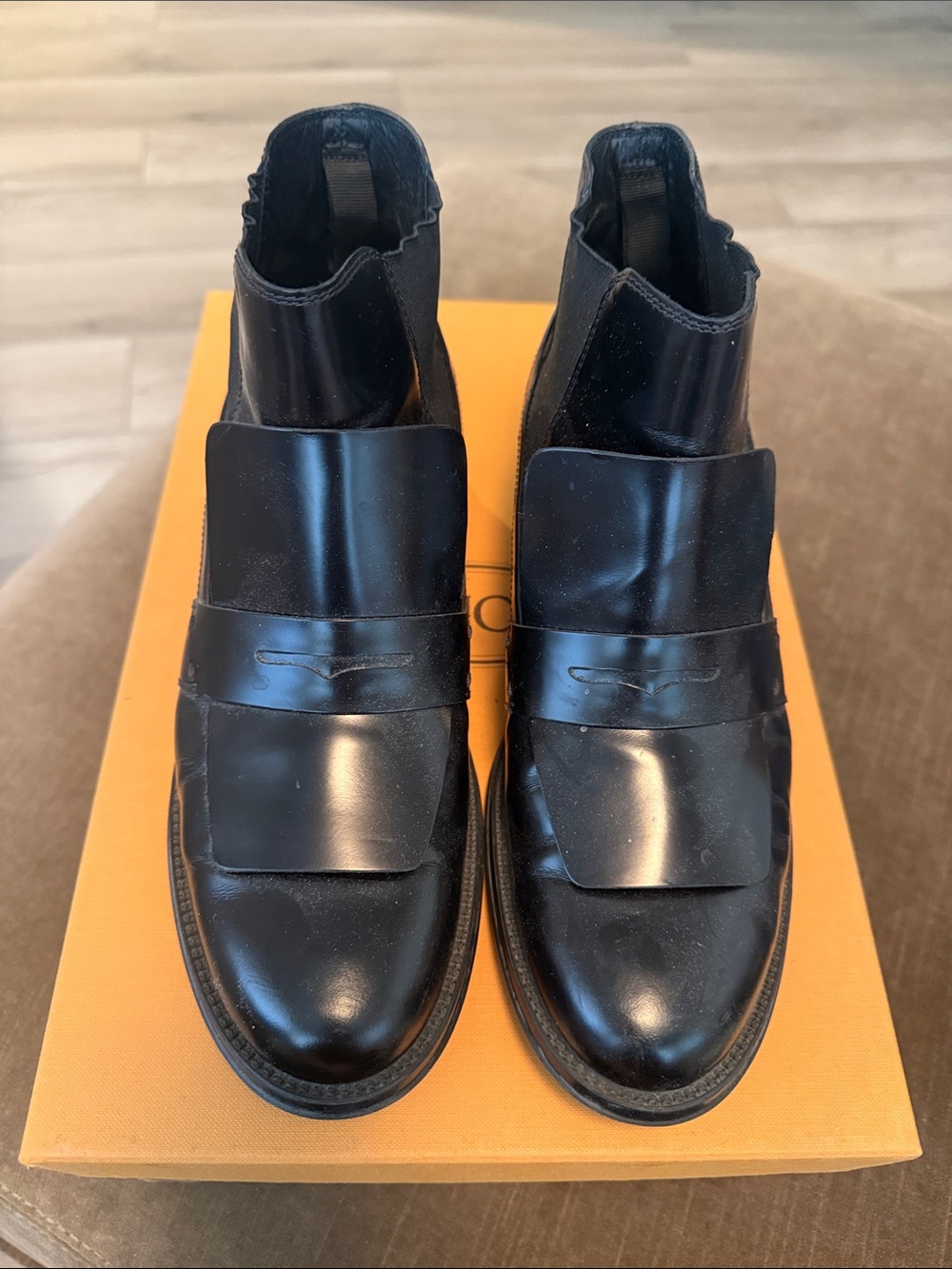 Tod’s Women's Black Leather Ankle Booties